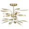 Progress Lighting Progress Lighting Mariposa Gilded Silver Semi-Flushmount Light P350210-176