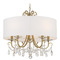 Crystorama Lighting Crystorama Lighting Othello Vibrant Gold Crystal Chandelier 6625-VG-CL-S