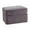 Cyan Design Cyan Design Solvent Grey Ottoman 11451