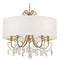 Crystorama Lighting Crystorama Lighting Othello Vibrant Gold Crystal Chandelier 6625-VG-CL-SAQ