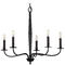 Progress Lighting Progress Lighting Durrell Matte Black & Cerused Black Chandelier P400199-031
