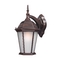 Design Trends Lighting Traditional Outdoor Wall Lantern in Bronze - 15-1/2 Inches Tall 18007-342