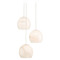 Currey and Company Lighting Currey and Company Lazio Silver Multi-Light Pendant with Bowl / Dome Shade 9000-0896