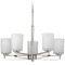 Progress Lighting Progress Lighting League Brushed Nickel Chandelier P400286-009