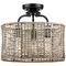 Progress Lighting Progress Lighting Lavelle Matte Black Semi-Flushmount Light P350183-031