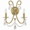 Crystorama Lighting Crystorama Lighting Othello Vibrant Gold Sconce 6822-VG-CL-SAQ