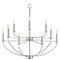 Progress Lighting Progress Lighting Leyden Brushed Nickel Chandelier P400228-009