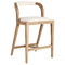 Cyan Design Cyan Design Malone Natural and Walnut Barstool 11382