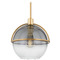 Troy Lighting Troy Lighting Ivins Patina Brass Pendant Light with Globe Shade F9412-PBR