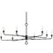 Troy Lighting Troy Lighting Orson Black Iron Chandelier F9542-BI