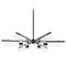 Mitzi by Hudson Valley Mitzi Paige Soft Black 6-Light Chandelier H326806-SBK