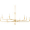 Troy Lighting Troy Lighting Orson Vintage Gold Leaf Chandelier F9542-VGL