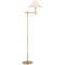 Visual Comfort Signature Collection Hackney Antique Brass Floor Lamp SP1023HAB-L-CL