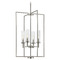 Progress Lighting Progress Lighting Kellwyn Brushed Nickel Pendant Light with Cylindrical Shade P500315-009