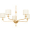 Troy Lighting Troy Lighting Osmond Vintage Gold Leaf Chandelier F9737-VGL