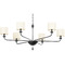 Troy Lighting Troy Lighting Osmond Black Iron Chandelier F9750-BI