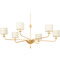 Troy Lighting Troy Lighting Osmond Vintage Gold Leaf Chandelier F9750-VGL