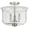 Progress Lighting Progress Lighting Winslett Brushed Nickel Semi-Flushmount Light P350153-009