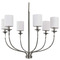 Progress Lighting Progress Lighting Bonita Brushed Nickel Chandelier P400227-009