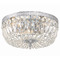 Crystorama Lighting Crystorama Lighting Ceiling Mount Polished Chrome Flushmount Light 714-CH-CL-SAQ