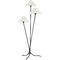 Troy Lighting Troy Lighting Cedar Forged Iron LED Floor Lamp with Conical Shade PFL1770-FOR
