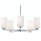 AFX Lighting Afx Lighting Leo Satin Nickel Chandelier LEOP24MBSN
