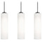 AFX Lighting Afx Lighting Leo Black Multi-Light Pendant with Cylindrical Shade LEOP0412MBBKLNR3
