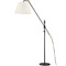 Troy Lighting Troy Lighting Navin Patina Brass & Textured Black Swing Arm Lamp with Empire Shade PFL2678-PBR/TBK