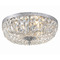 Crystorama Lighting Crystorama Lighting Ceiling Mount Polished Chrome Flushmount Light 716-CH-CL-SAQ