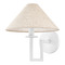 Mitzi by Hudson Valley Mitzi Willa Textured White Single Wall Sconce H760101-TWH