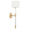 Cyan Design Cyan Design High Tower Clear and Aged Brass Sconce 11952