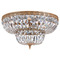 Crystorama Lighting Crystorama Lighting Ceiling Mount Olde Brass Flushmount Light 724-OB-CL-MWP