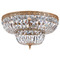 Crystorama Lighting Crystorama Lighting Ceiling Mount Olde Brass Flushmount Light 730-OB-CL-MWP