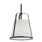 AFX Lighting Afx Lighting Lizzette Black Mini-Pendant Light with Empire Shade LIZP10MBBK