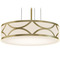 AFX Lighting Afx Lighting Lake Gold Pendant Light with Drum Shade LAKP16MBGD