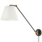 Troy Lighting Troy Lighting Colin King Navin Patina Brass & Textured Black Swing Arm Lamp PTL2627-PBR/TBK