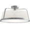 AFX Lighting Afx Lighting Lizzette Satin Nickel Semi-Flushmount Light LIZC18MBSN