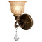 Crystorama Lighting Crystorama Lighting Norwalk Bronze Umber Sconce 7501-BU-CL-S