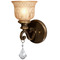 Crystorama Lighting Crystorama Lighting Norwalk Bronze Umber Sconce 7501-BU-CL-SAQ