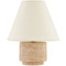 Troy Lighting Troy Lighting Bronte Patina Brass & Natural Rravertine Table Lamp with Empire Shade PTL8015-PBR