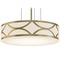 AFX Lighting Afx Lighting Lake Gold LED Pendant Light with Drum Shade LAKP16LAJUDGD