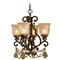 Crystorama Lighting Crystorama Lighting Norwalk Bronze Umber Crystal Chandelier 7504-BU-GT-MWP