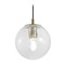 AFX Lighting Afx Lighting Palla Light Antique Brass Mini-Pendant Light with Globe Shade PLAP07MBLB