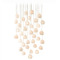 Currey and Company Lighting Currey and Company Lazio Silver Multi-Light Pendant with Bowl / Dome Shade 9000-0901