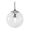 AFX Lighting Afx Lighting Palla Black Mini-Pendant Light with Globe Shade PLAP09MBBK