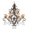 Crystorama Lighting Crystorama Lighting Norwalk Bronze Umber Crystal Chandelier 7512-BU-CL-MWP