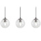 AFX Lighting Afx Lighting Palla Black Multi-Light Pendant with Globe Shade PLAP07MBBKLNR3