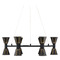 Arnsberg Arnsberg Houston Black and Gold LED Chandelier 120311232