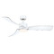 Fanimation Fans Fanimation Fans Sculptaire Matte White LED Ceiling Fan with Light FP8511MW