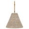 Visual Comfort Signature Collection Goodman Hand-Rubbed Antique Brass Ash Small Hanging Light TOB5090HAB-ASH